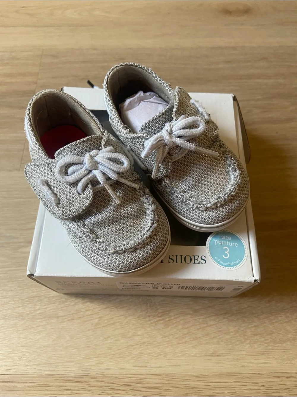 Sperry Baby My First Boat Shoes - Gray